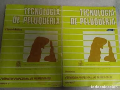 TECNOLOGÍA DE PELUQUERIA 1º Y 2º DE FORMACIÓN PROFESIONAL DE PRIMER GRADO - 2 TOMOS