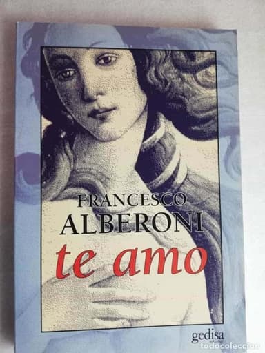 TE AMO - FRANCESCO ALBERONI/ED. GEDISA