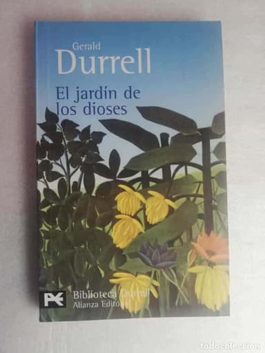 EL JARDÍN DE LOS DIOSES. GERALD DURRELL. ALIANZA EDITORIAL, BIBLIOTECA DURRELL