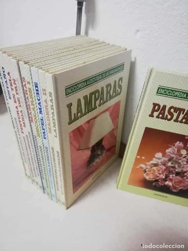 LOTE ENCICLOPEDIA AUDIOVISUAL DE LAS MANUALIDADES