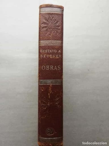 OBRAS,GUSTAVO ADOLFO BÉCQUER,EDITORIAL VERGARA,