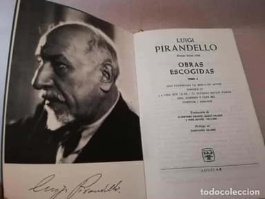 LUIGI PIRANDELLO - OBRAS ESCOGIDAS .-AGUILAR -