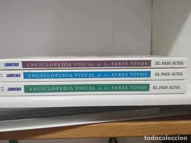 ENCICLOPEDIA VISUAL DE LOS SERES VIVOS 3 TOMOS COMPLETA - EL PAÍS / ALTEA