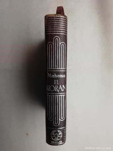 MAHOMA, EL KORAN, EDITORIAL AGUILAR 1957 CORAN
