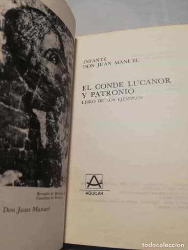 DON JUAN MANUEL EL CONDE LUCANOR Y PATRONIO. AGUILAR