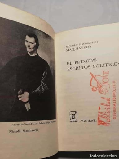 MAQUIAVELO EL PRÍNCIPE, ESCRITOS POLÍTICOS AGUILAR