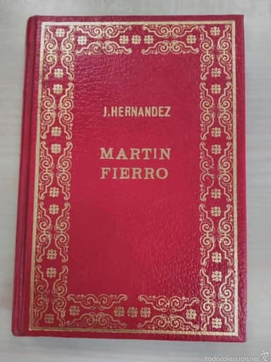 MARTIN FIERRO ENCUADERNACION DE LUJO . 1972