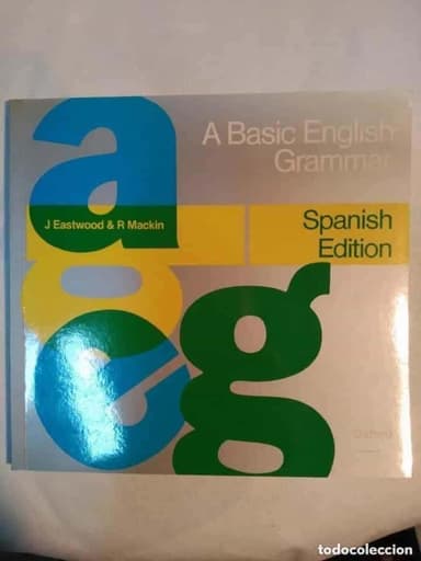 A BASIC ENGLISH GRAMMAR - SPANISH EDITION