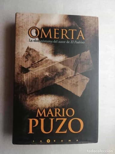MARIO PUZO. OMERTA