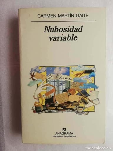 CARMEN MARTÍN GAITE - NUBOSIDAD VARIABLE - ANAGRAMA,