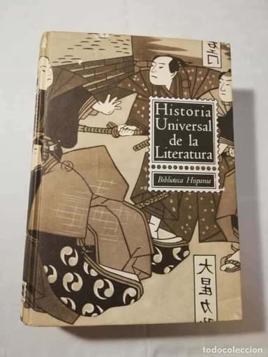 BIBLIOTECA HISPANIA SOPENA : HISTORIA UNIVERSAL DE LA LITERATURA