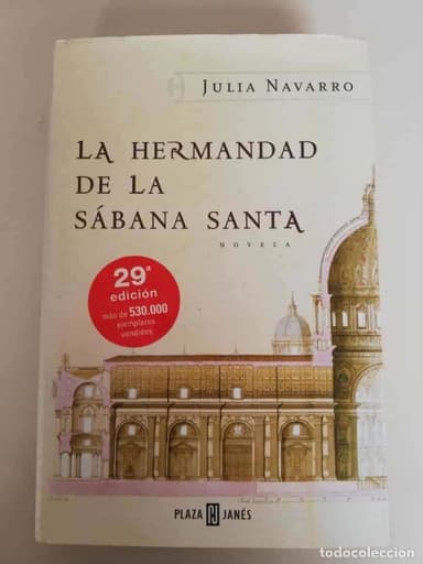 LA HERMANDAD DE LA SÁBANA BLANCA TAPAS DURAS JULIA NAVARRO