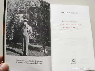 EL ESCUDO DE ARMAS. LA PISTA DE LA LLAVE DE PLATA.LA BRIGADA MOVIL.EDGAR WALLACE.AGUILAR.MADRID