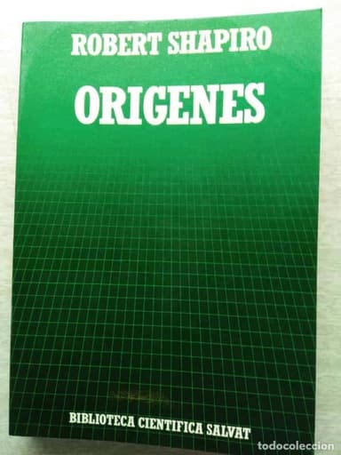 ORIGENES ROBERT SHAPIRO BIBLIOTECA CIENTÍFICA SALVAT