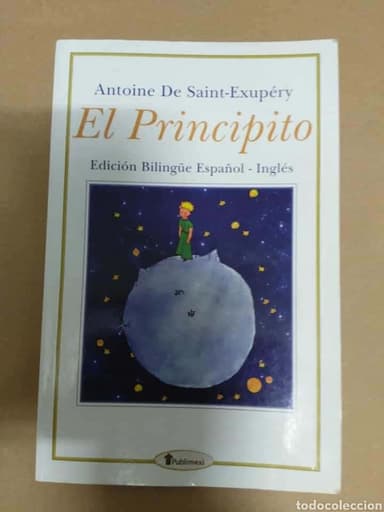 EL PRINCIPITO . LITTLE PRINCE EDICIÓN BILINGÜE ESPAÑOL INGLES