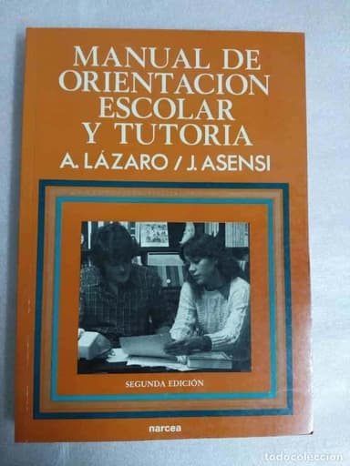 MANUAL DE ORIENTACIÓN ESCOLAR Y TUTORÍA	A LÁZARO J ASENSI