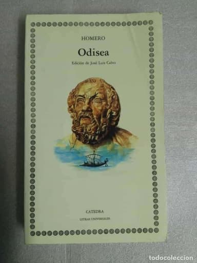 ODISEA, DE HOMERO. EDITORIAL CATEDRA LETRAS UNIVERSALES