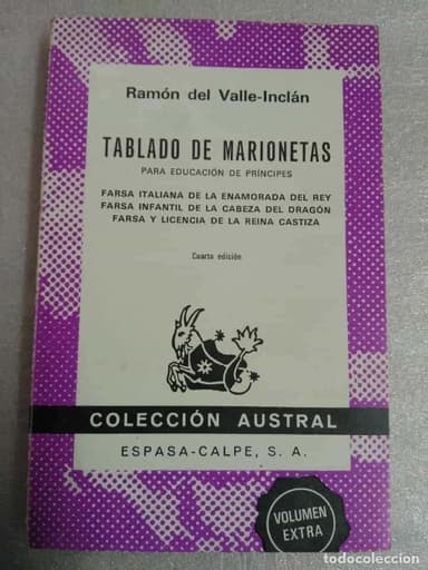 TABLADO DE MARIONETAS. R. DEL VALLE INCLÁN. COLECCIÓN AUSTRAL