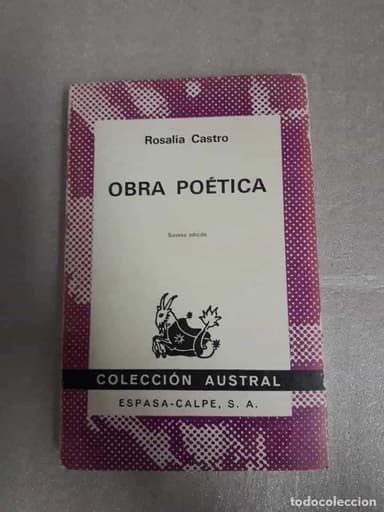 ROSALIA DE CASTRO OBRA POETICA - AUSTRAL