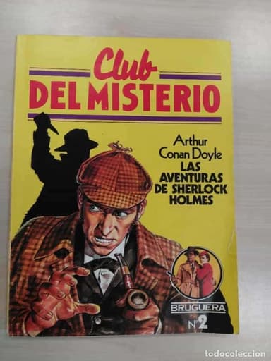 CLUB DEL MISTERIO Nº 2 LAS AVENTURAS DE SHERLOCK HOLMES.COMBINA GASTOS DE ENVIO