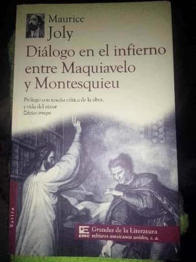 Diálogo en el infierno entre Maquiavelo y Montesquieu