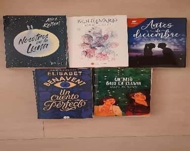 set 5 libros juveniles 