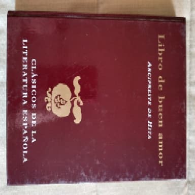 El libro del buen amor 