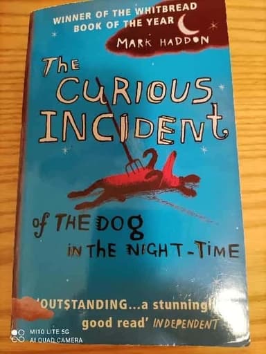 The curious incident of the dog in the night-time.