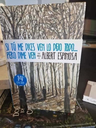 Si tú me dices ven lo dejo todo-- pero dime ven
