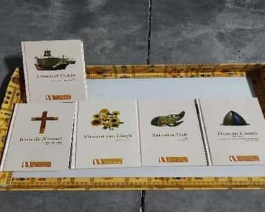 Varias biografías: Dalí, Colón, Hernán Cortés 