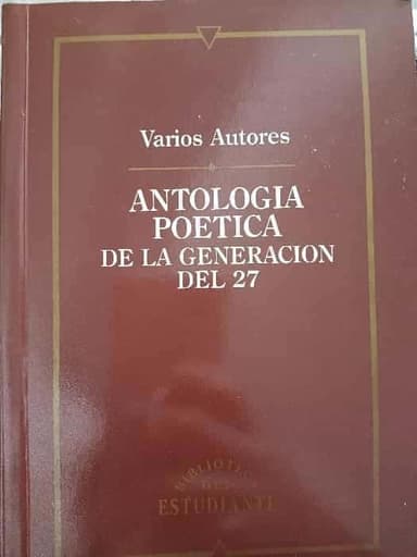 Antología poética de la generación del 27