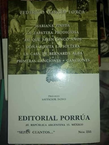 Mariana Pineda, la zapatera prodigiosa, asi que pasen 5 años