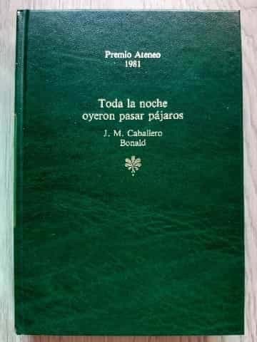 Toda la noche oyeron pasar pájaros 