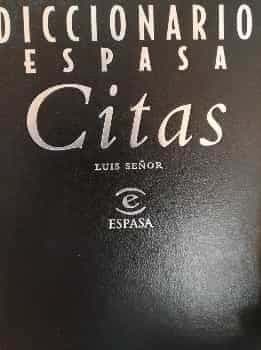 Diccionario Espasa Citas