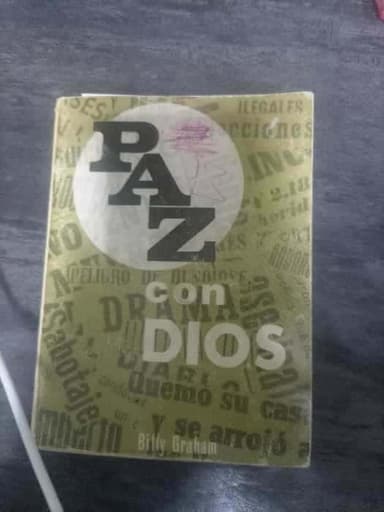 Paz con Dios 