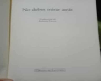 No debes mirar atrás 