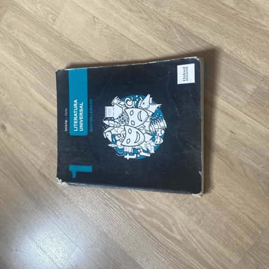 Literatura Universal BACHILLERATO