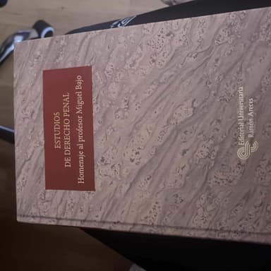 Estudios de Derecho Penal