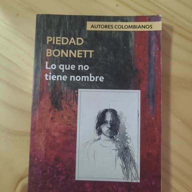 Lo que no tiene nombre