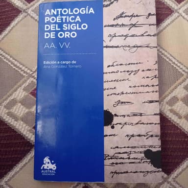 Antología poética del Siglo de Oro