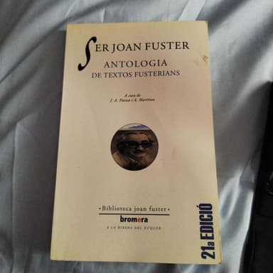 Ser Joan Fuster