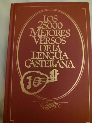 los 25.ooo mejores versos de la lengua castellana