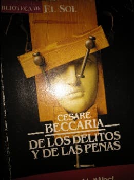 de los delitos y de las penas