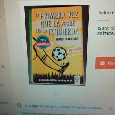 La primera vez que la pegué con la izquierda