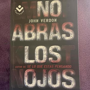 No Abras Los Ojos