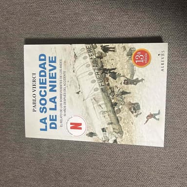 La sociedad de la nieve