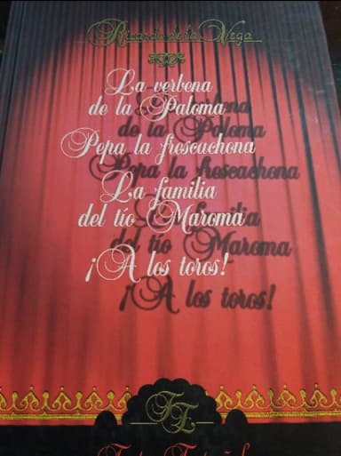 :La verbena de la Paloma ; Pepa la frescachona ; La familia del tío Maroma ; ¡A los toros!  