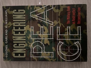 Engineering peace
