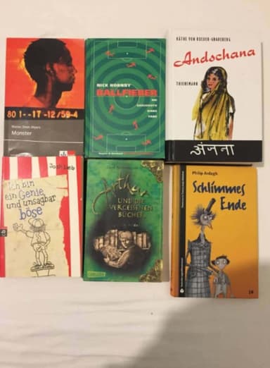 Lote de libros en alemán