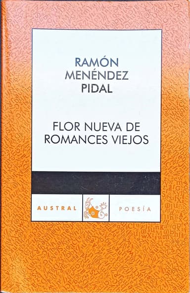 Flor nueva de romances viejos